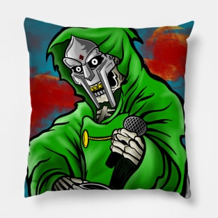 Grim Rapper MF DOOM - colorful Pillow