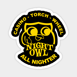 Northern soul up all night owl Magnet