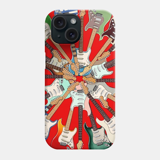 So Many Strats Phone Case by saintchristopher