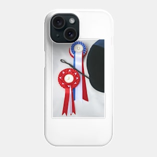 Horse Riding Hat & Winners Rosettes Phone Case