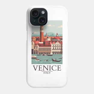 A Vintage Travel Art of Venice - Italy Phone Case