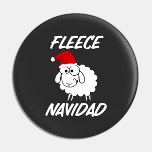 Fleece Navidad Pin