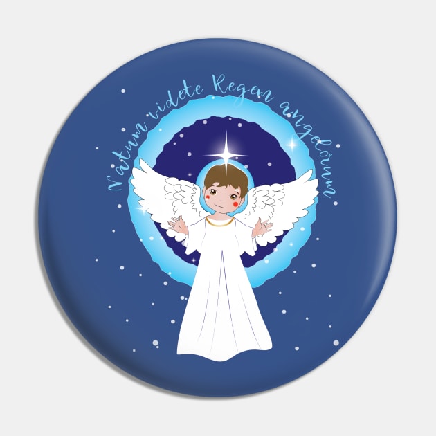 Xmas Carol, King of Angels Pin by emma17