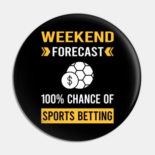 Weekend Forecast Sports Betting Pin