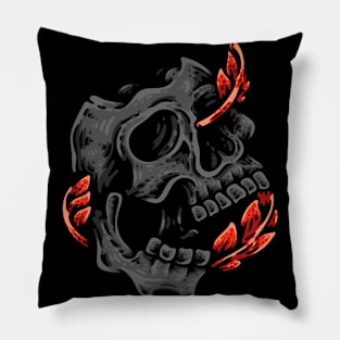 Broken Skull Pillow