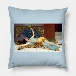 Dolce Far Niente - John William Godward Pillow