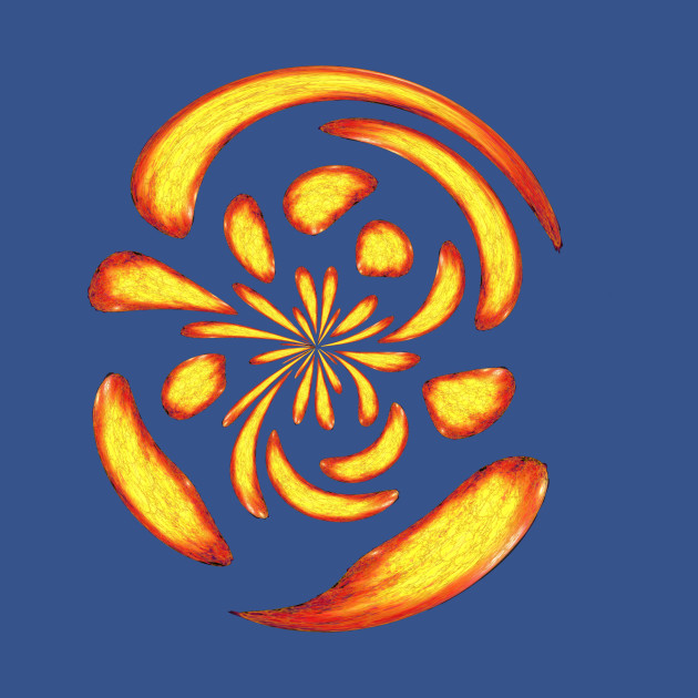 Dancing fire balls - Fire - T-Shirt