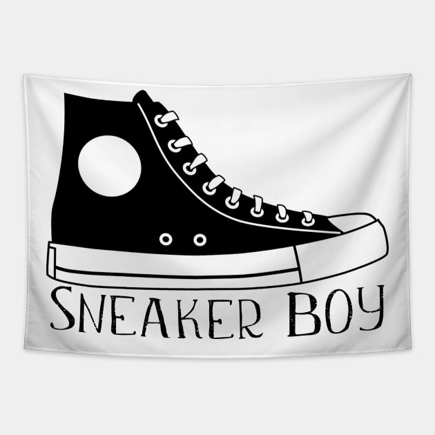 Sneaker Boy Tapestry by CollectingMinds
