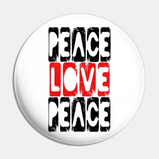 Peace Love Harmony Pin