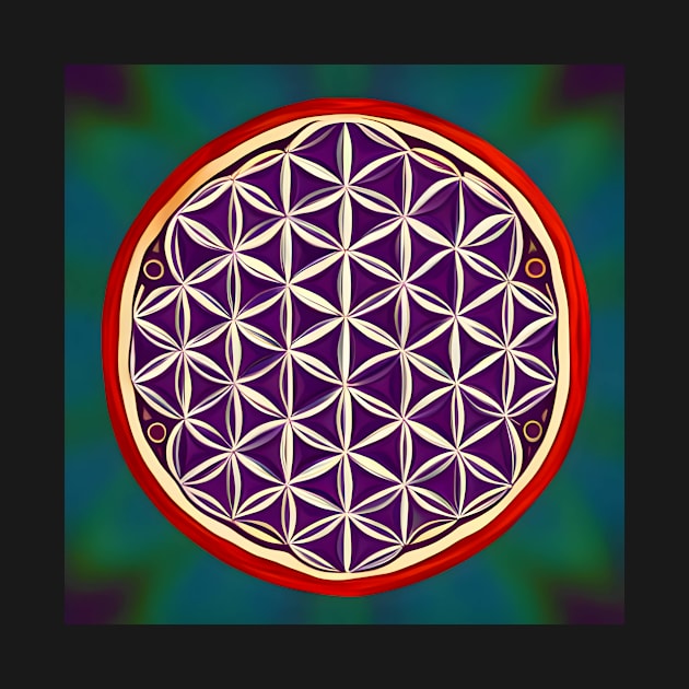 Flower Of Life - Purple by bananati