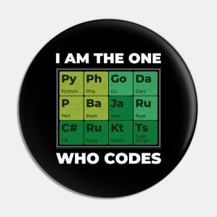 Developer Periodic Table Pin