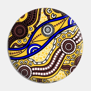 Aboriginal Art - Welcome To Country Pin