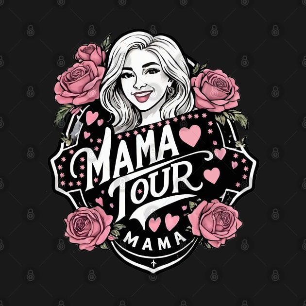 Mama Tour Rock Tour Moms Life Mothers Day Family by masterpiecesai