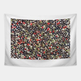 Color pepper background Tapestry