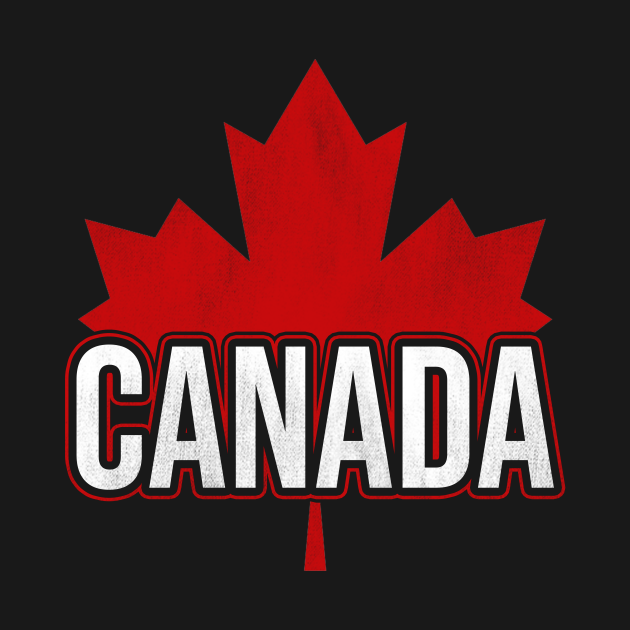 Discover Canada Flag Maple Leaf - Canada - T-Shirt