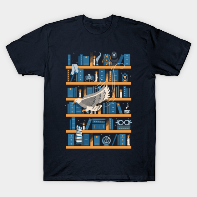 Library of Wise - Ravenclaw - T-Shirt