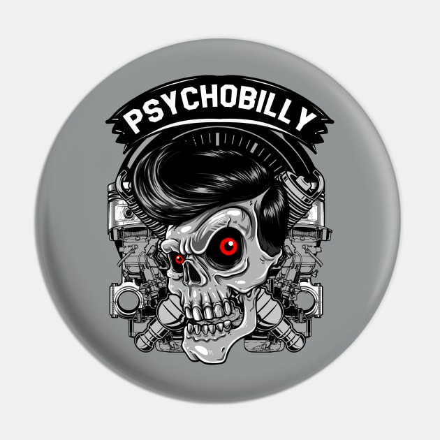 PSYCHOBILLY Pin by theanomalius_merch