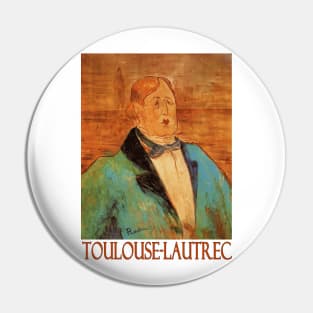 Portrait of Oscar Wilde by Henri de Toulouse-Lautrec Pin