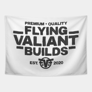 Flying Valiant Builds (Handpainted - Asphalt) Tapestry