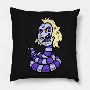 The Ghost With The Most - Beetlejuice Snake Pillow