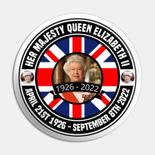 God Rest Queen Elizabeth II Pin