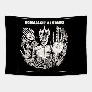 Normalize AI Hands Tapestry