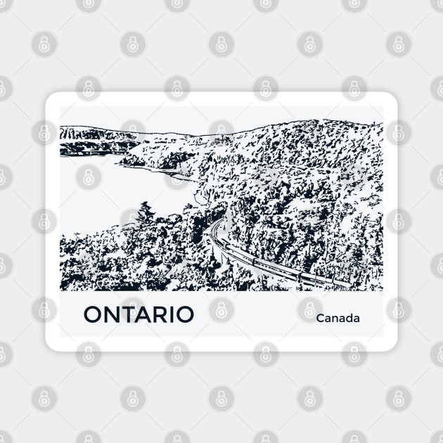 Ontario Canada Magnet by Lakeric