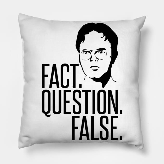 Fact Question False Pillow by mariansar