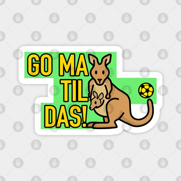 Go Matildas Kangaroo Magnet by Cerealbox Labs