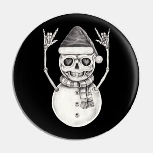 Snowman love symbol drawing christmas skeleton. Pin