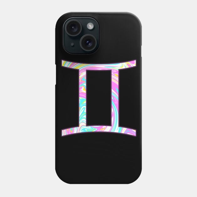 PSYCHEDELIC GEMINI Phone Case by SquareClub