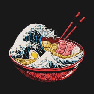 hokusai kaiju aesthetic T-Shirt