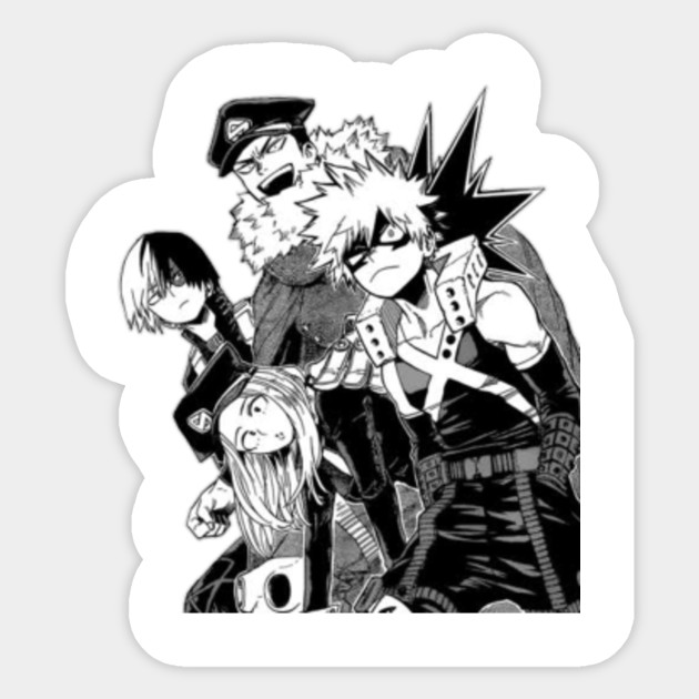 My Hero Academia Manga Tee My Hero Academia Sticker Teepublic
