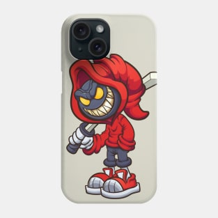 Evil hooded character Phone Case