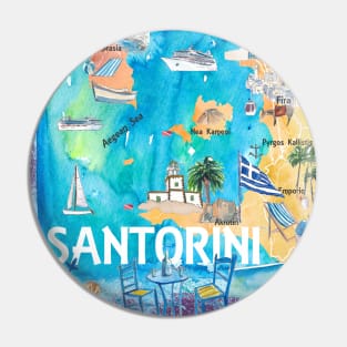 Santorini Pin