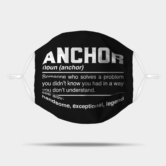 Anchor Definition Design TV News Presenter Anchor Noun Anchor Gift