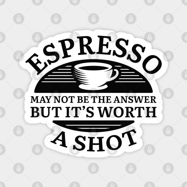 Espresso Shot Magnet by LuckyFoxDesigns