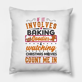 Funny Baking Christmas Sweater Pillow