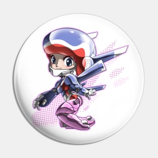 Asplenia Studios SD/Chibi Nene (visor up) Pin