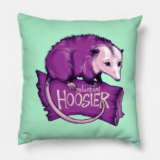 Reluctant Hoosier (purple) Pillow