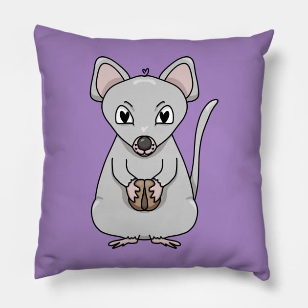 Cute Mouse Pillow by HugSomeNettles