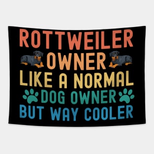 Rottweiler Owner Tapestry