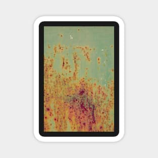 Pretty Green Abstract Texture II Magnet