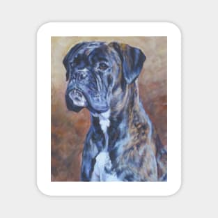 Boxer Fine Art Painting Magnet