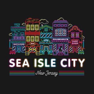 Sea Isle City New Jersey Boardwalk T-Shirt