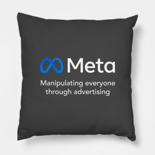 Meta - Manipulating everyone through advertising Pillow