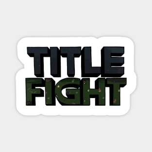 Title Fight's Floral Green Magnet