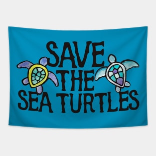 Save the Sea Turtles Tapestry