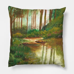 forest lake Pillow