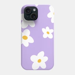 Retro floral print with chamomile Phone Case